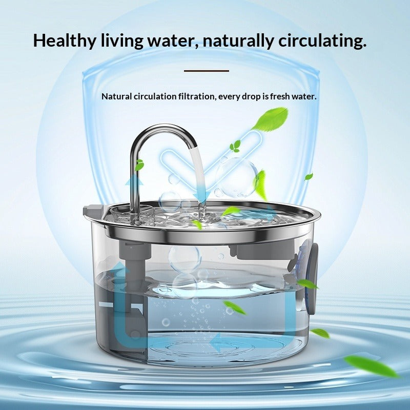 Stainless Steel Cat Water Fountain