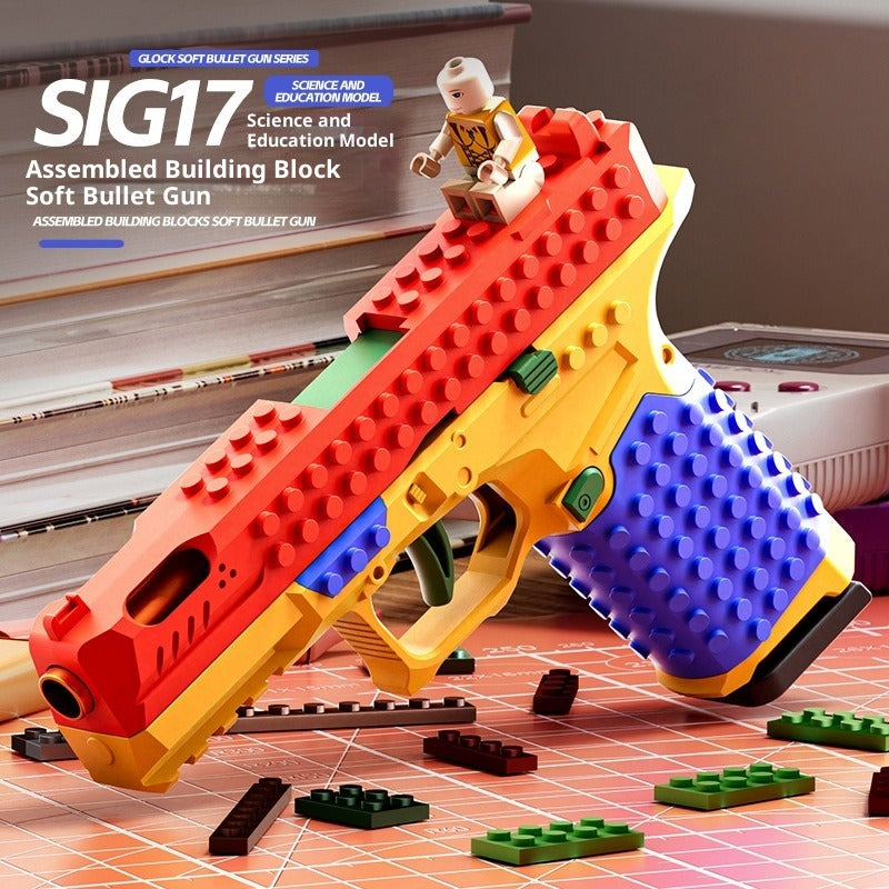 Block Shell Ejecting Toy Gun