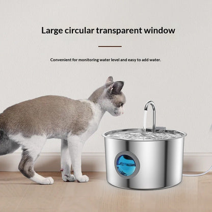 Stainless Steel Cat Water Fountain